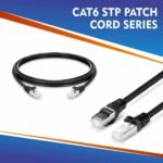 CAT6 STP PATCH CORD SERIES BLACK