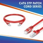 CAT6 STP PATCH CORD SERIES RED